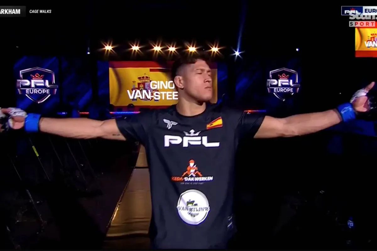 Ex Glory Gino van Steenis wint op karakter zinderend PFL MMA-debuut