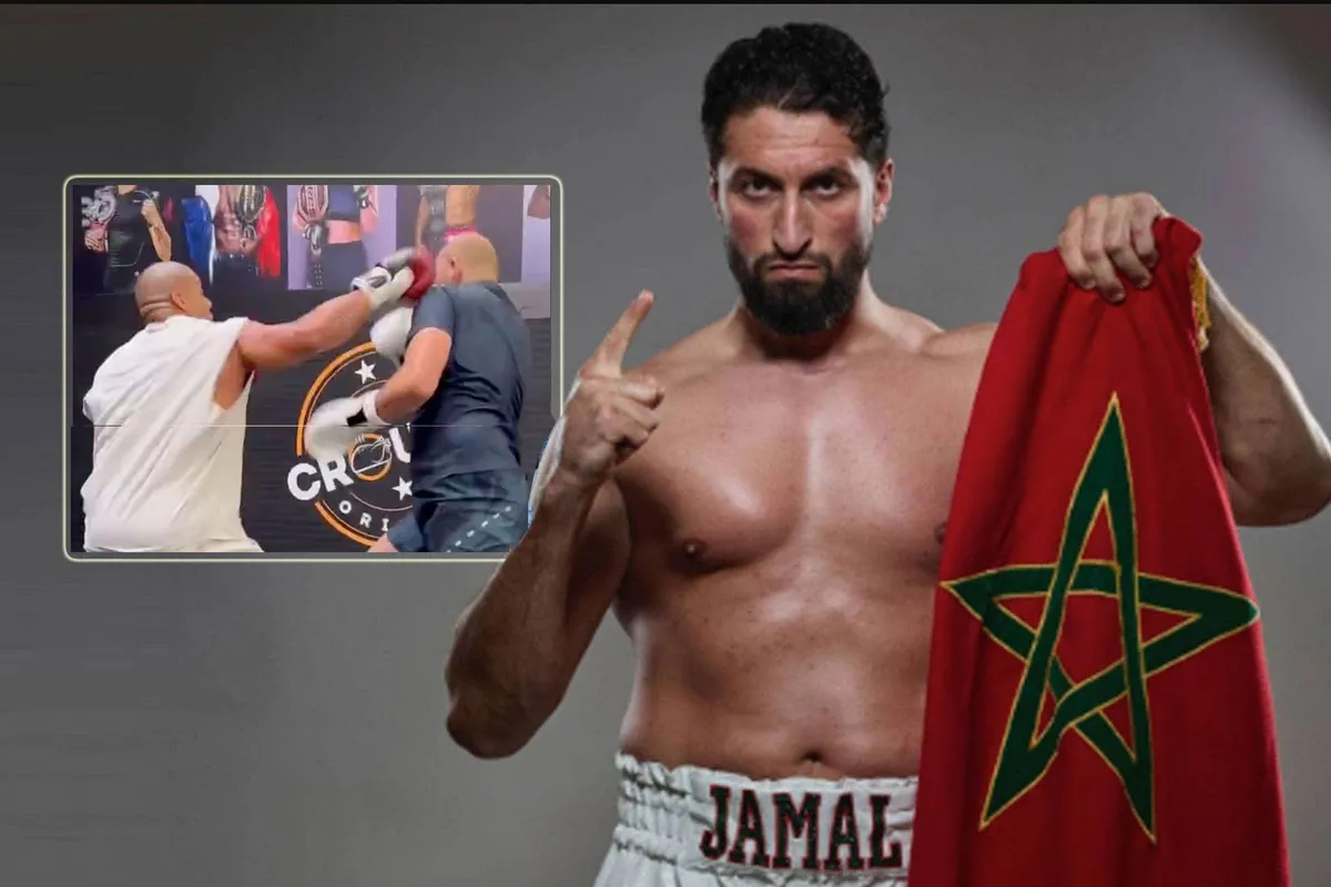 Jamal Ben Saddik rivaal Laidouni zwaar geklapt door UFC killer Gane - video