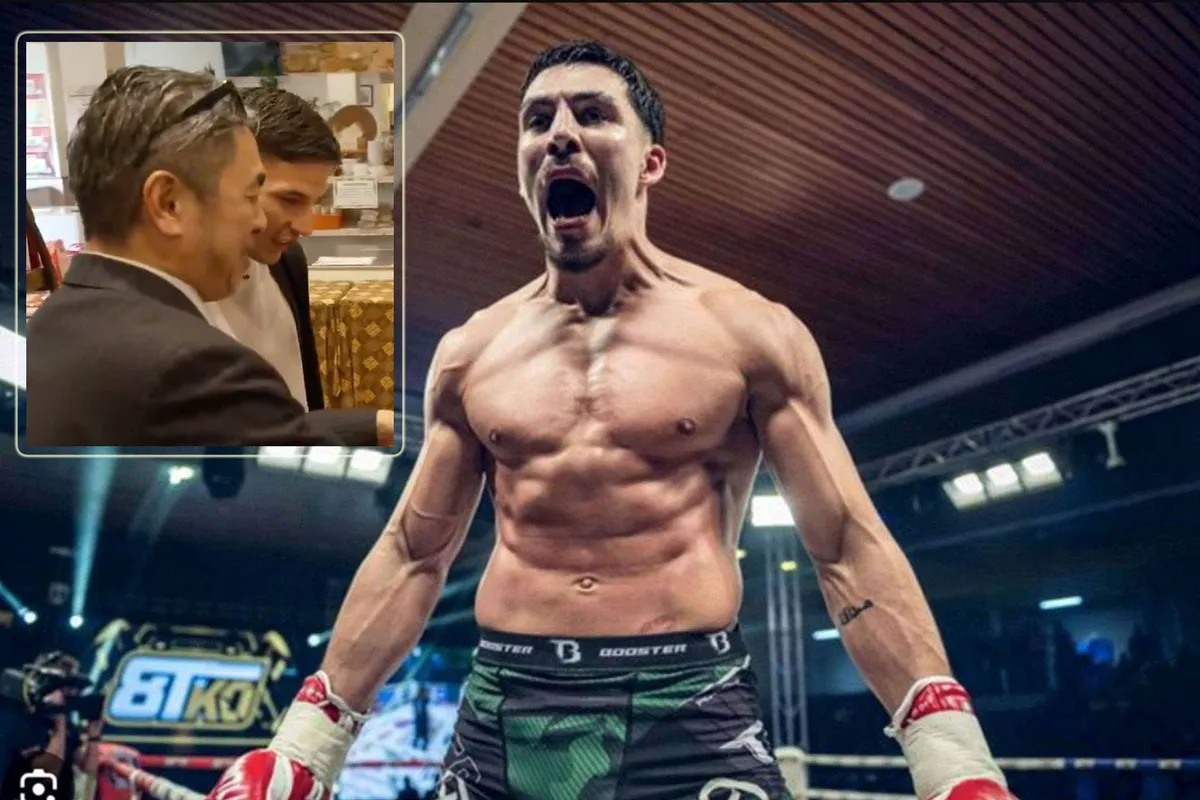 Japanse K-1 eindbaas shopt met topvechter in NL supermarkt - krijgt pittige verrassing