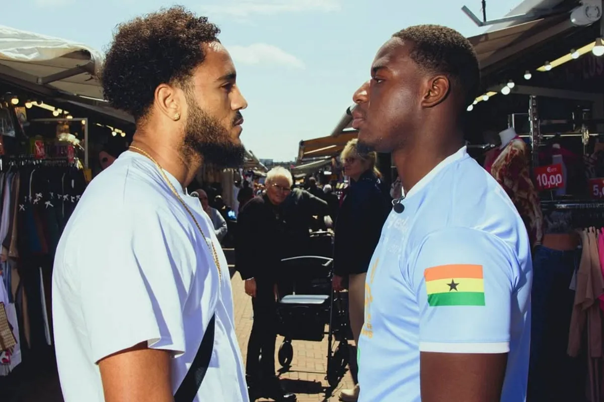 Fans lachen Glory uit na rare staredown Wisse en Boapeah - rollators en oma's?