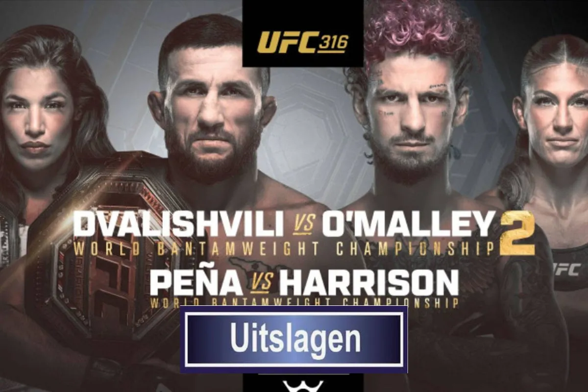 UFC 316 Dvalishvili vs O'Malley uitslagen - lees ze hier!