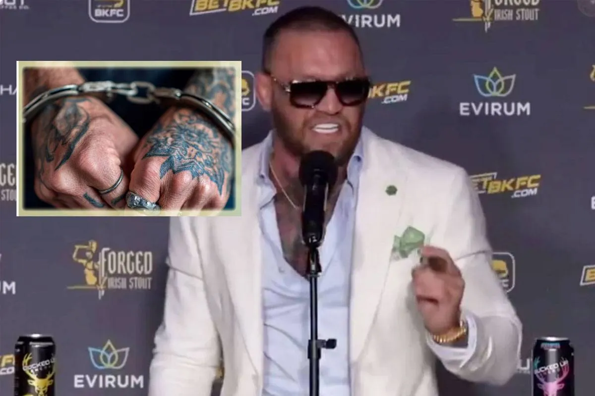 WAT!? Bokser in handboeien geslagen tijdens Conor McGregor-event