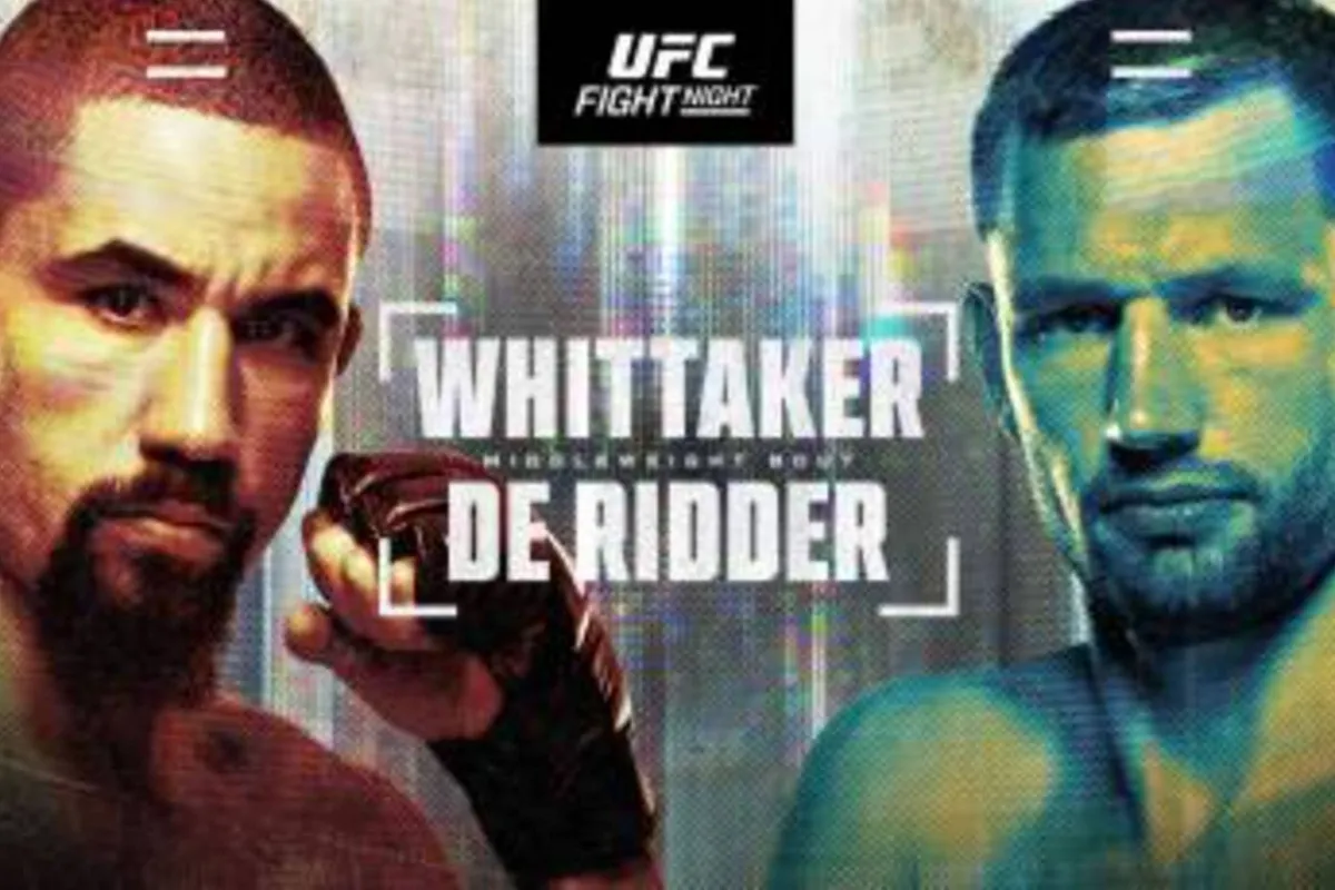 TV-gids: Hoe laat vecht Nederlandse UFC ster de Ridder vandaag 'LIVE'- alle info hier!