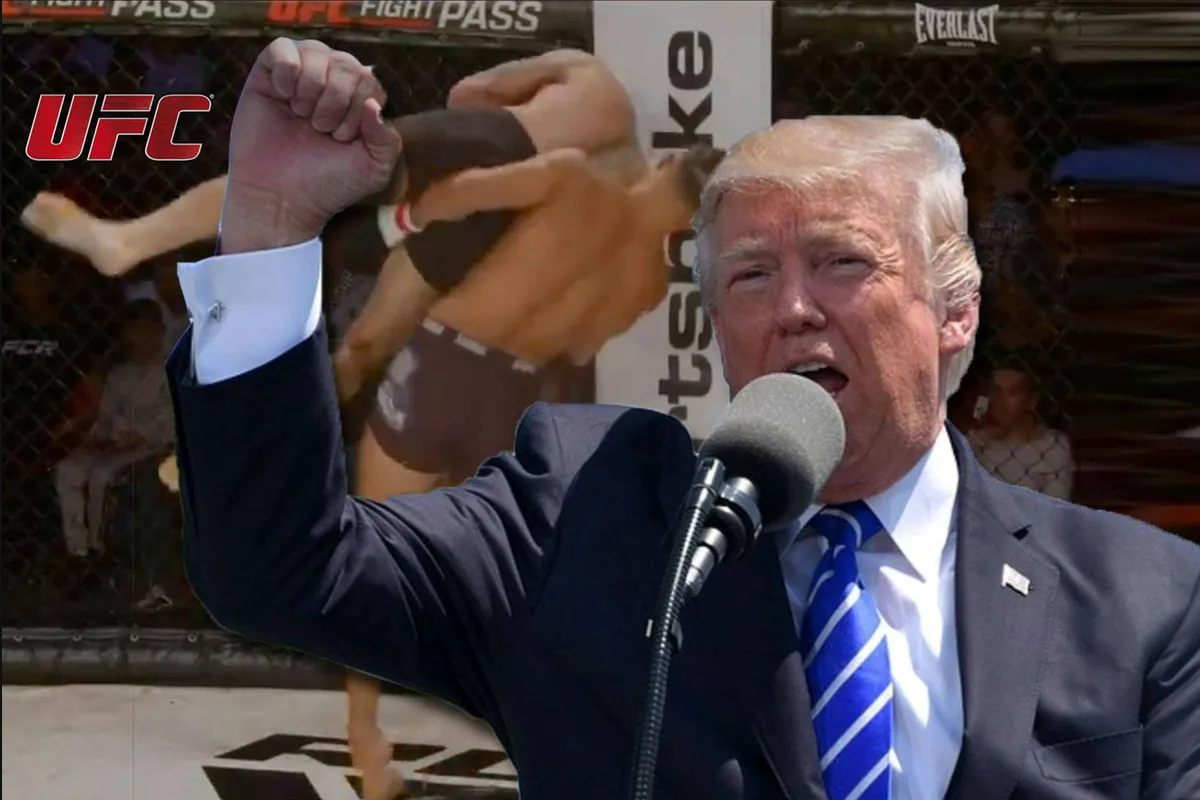 Ongelooflijk! Trump haalt UFC-gevecht naar het Witte Huis
