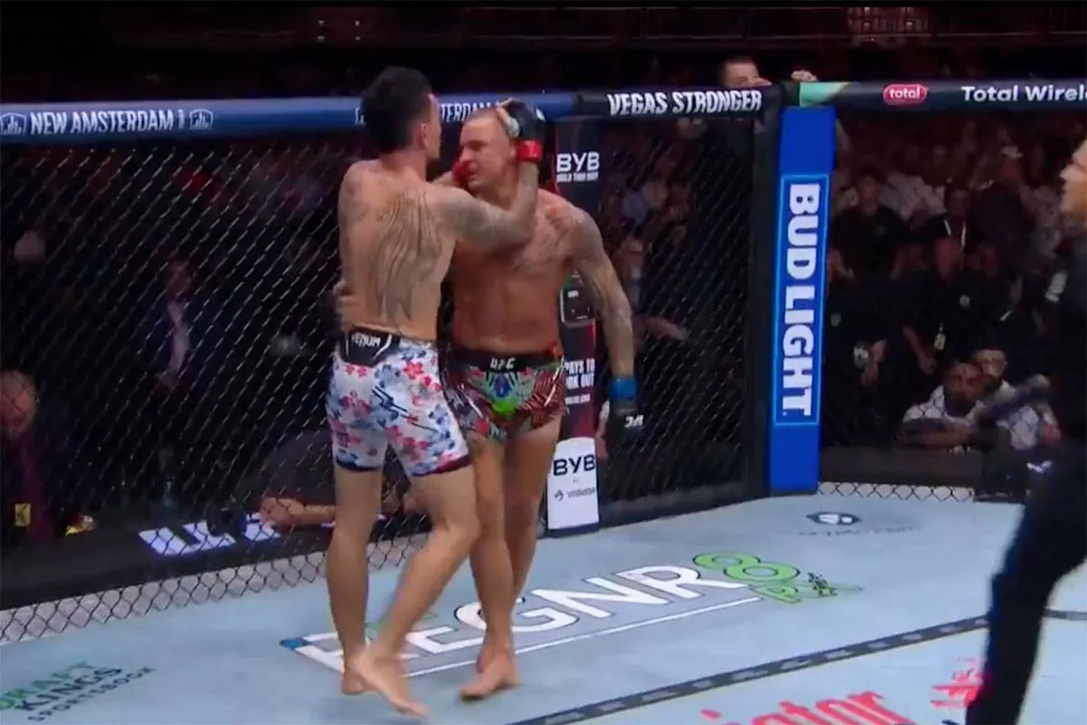 Respect? Holloway mept UFC legende Poirier pensioen in met bikkelharde winst