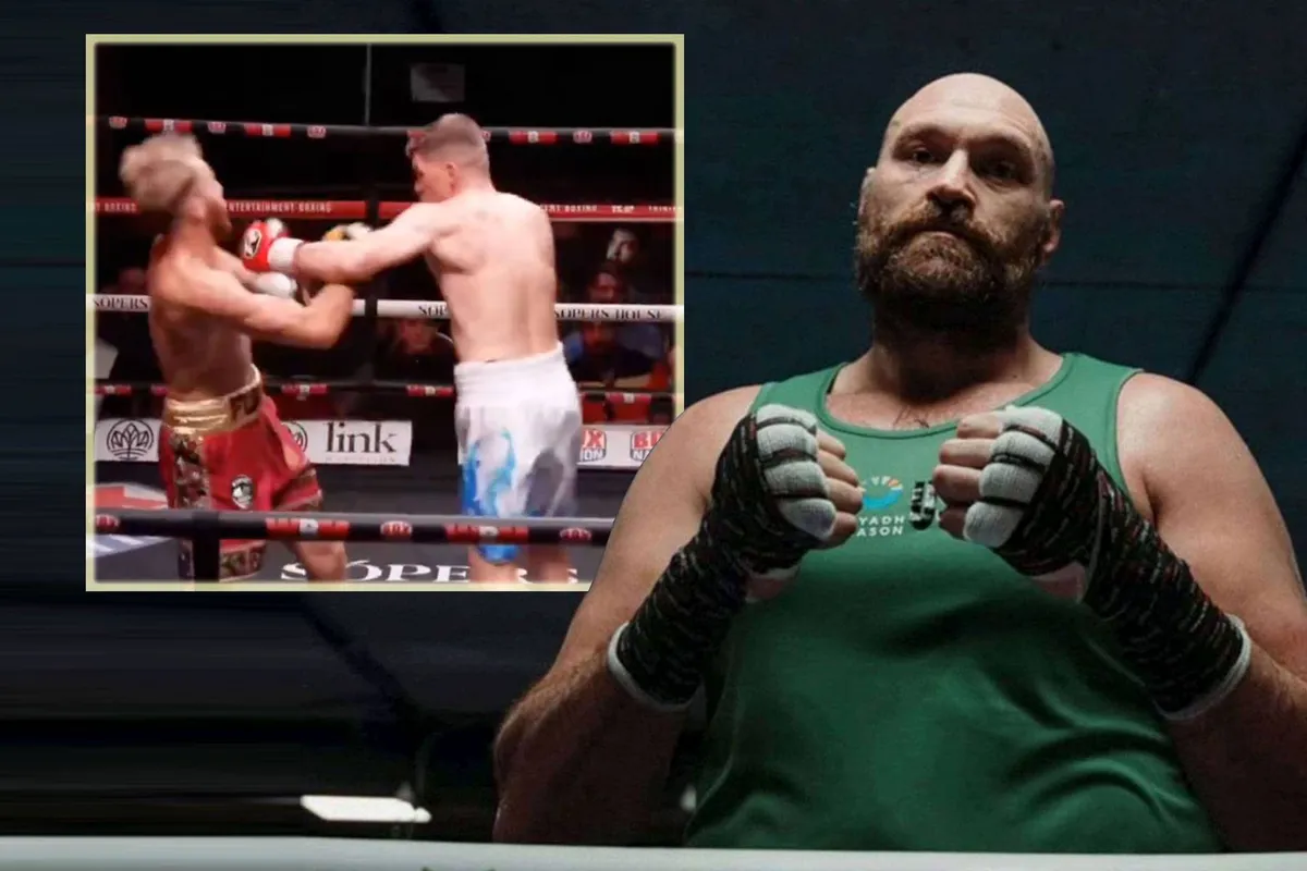 Pijnlijk! Neef Tyson Fury onderuit getikt in gênante bokspartij - 'zoek een andere hobby'