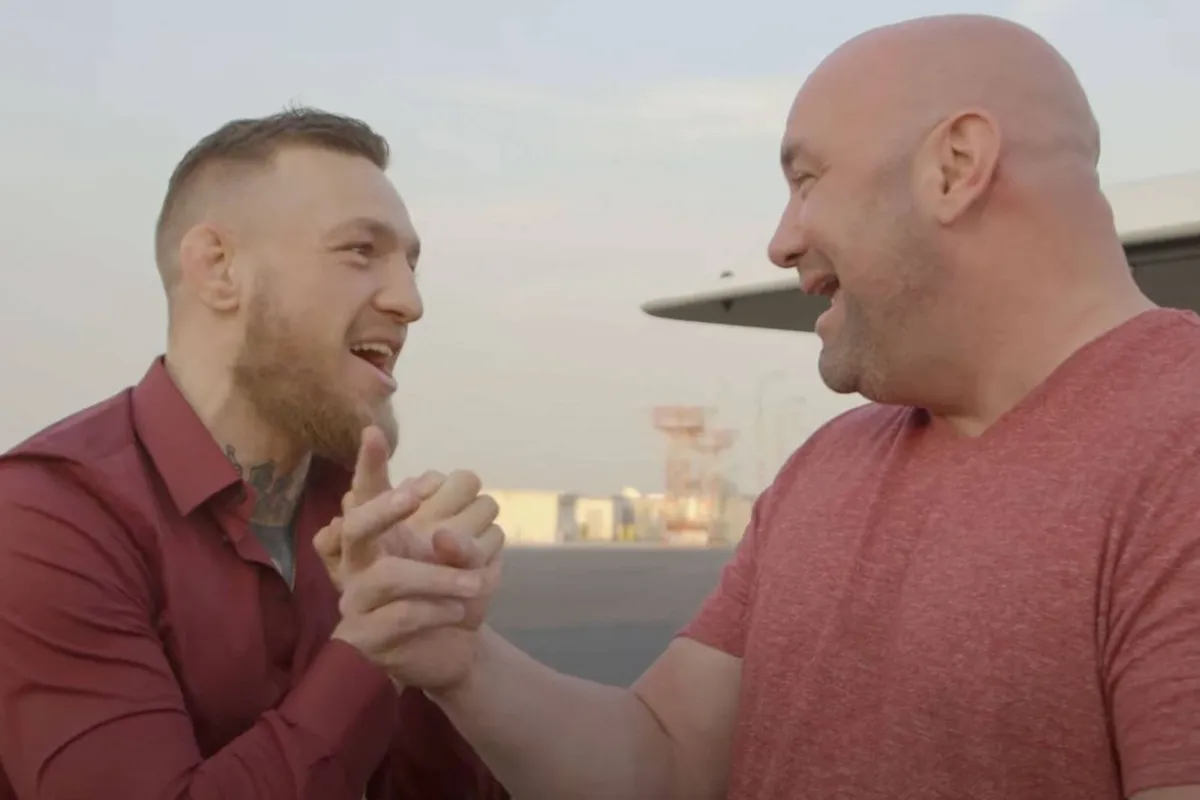'Tot nooit!' McGregor herinnert UFC chef White fijntjes aan wie de échte eindbaas is