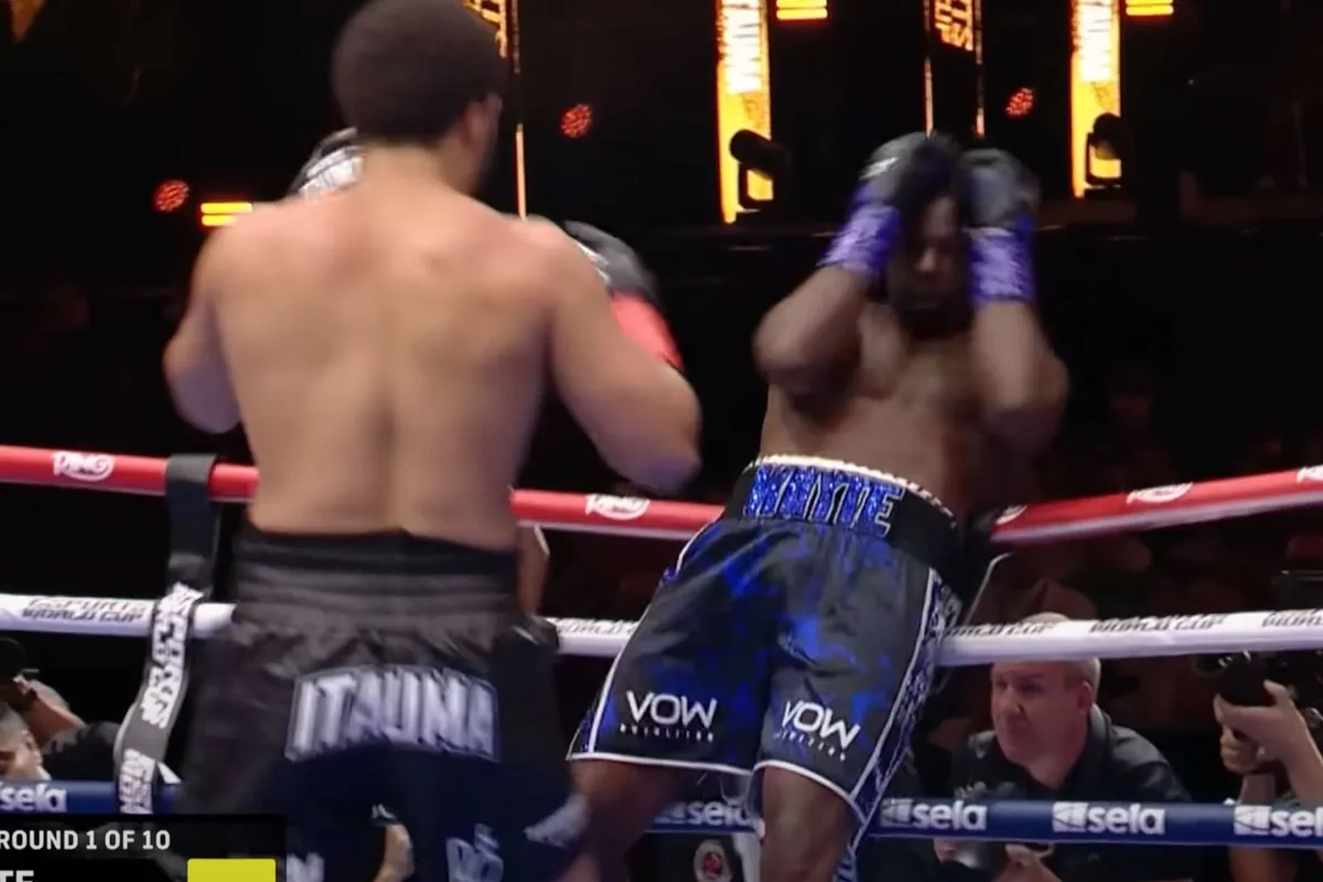 Keiharde beelden! Ringside camera legt schokkende knock-out vast - kijk mee