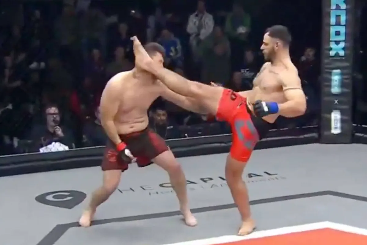 MMA-schok: knockout in 14 seconden zet publiek in vuur en vlam