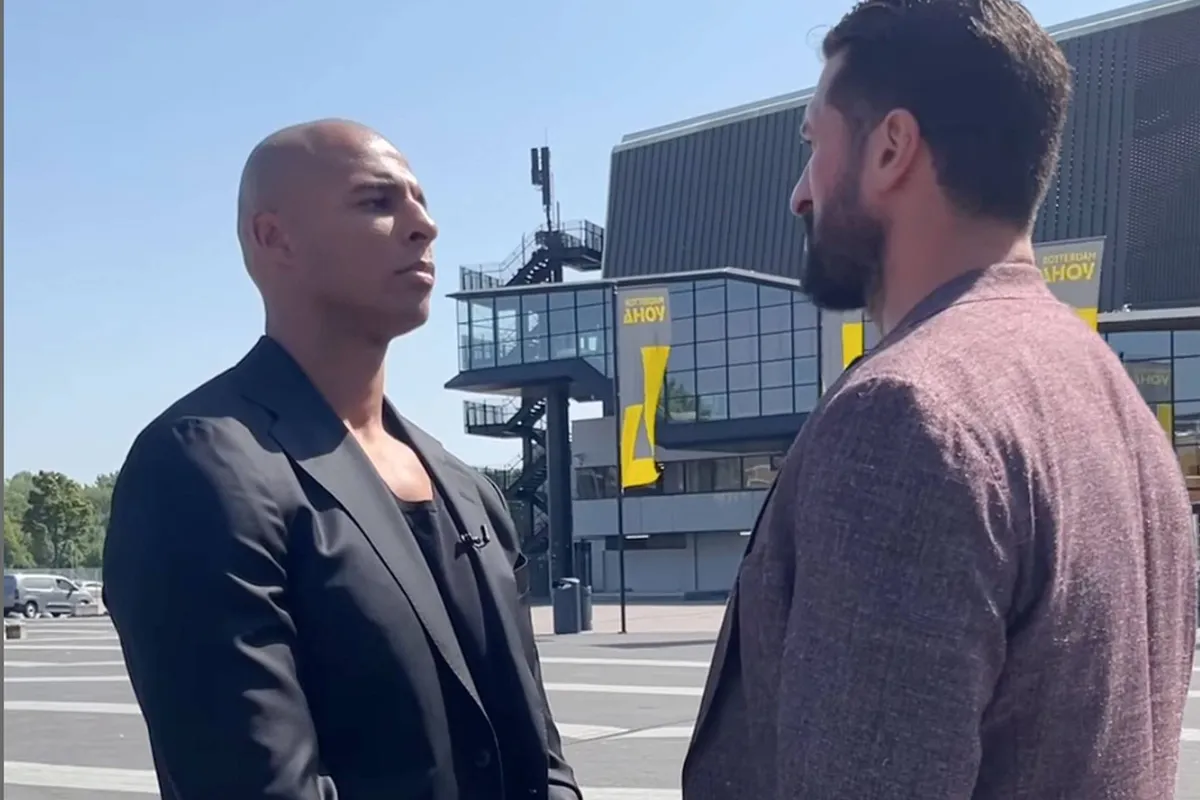 Jamal Ben Saddik dreigt Rigters tijdens intense Glory face-off - 'niets te verliezen'