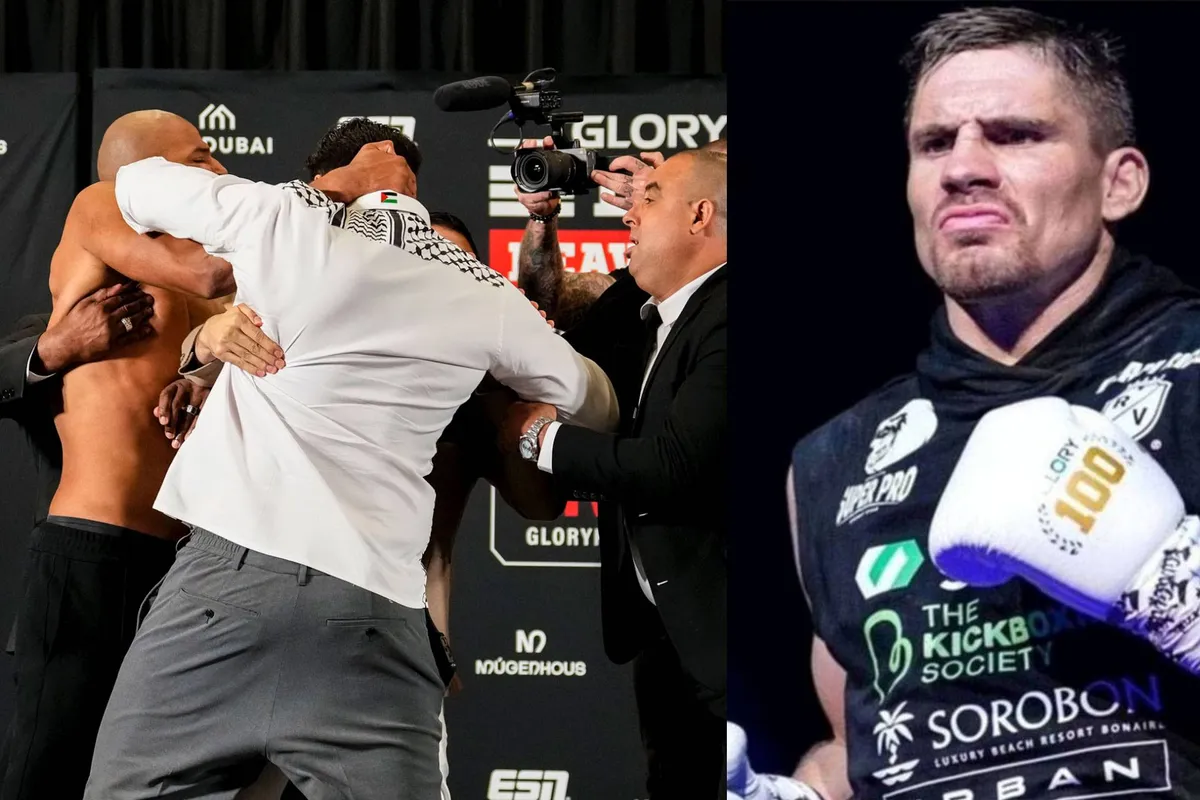 Schorsing na Rigters vs Ben Saddik incident op Glory 103 staredown? Fans reageren verdeeld