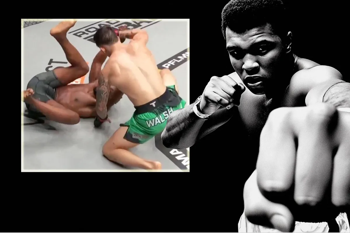 Kleinzoon boksheld Muhammad Ali slaat keihard toe - bewijst zich met brute finish bij PFL
