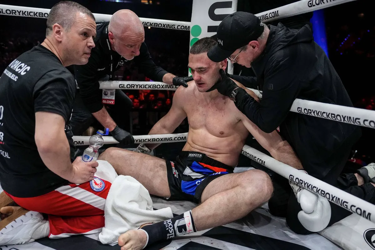 Servische moordmachine Opacic zweert wraak in Glory ring - klaar om te doden!