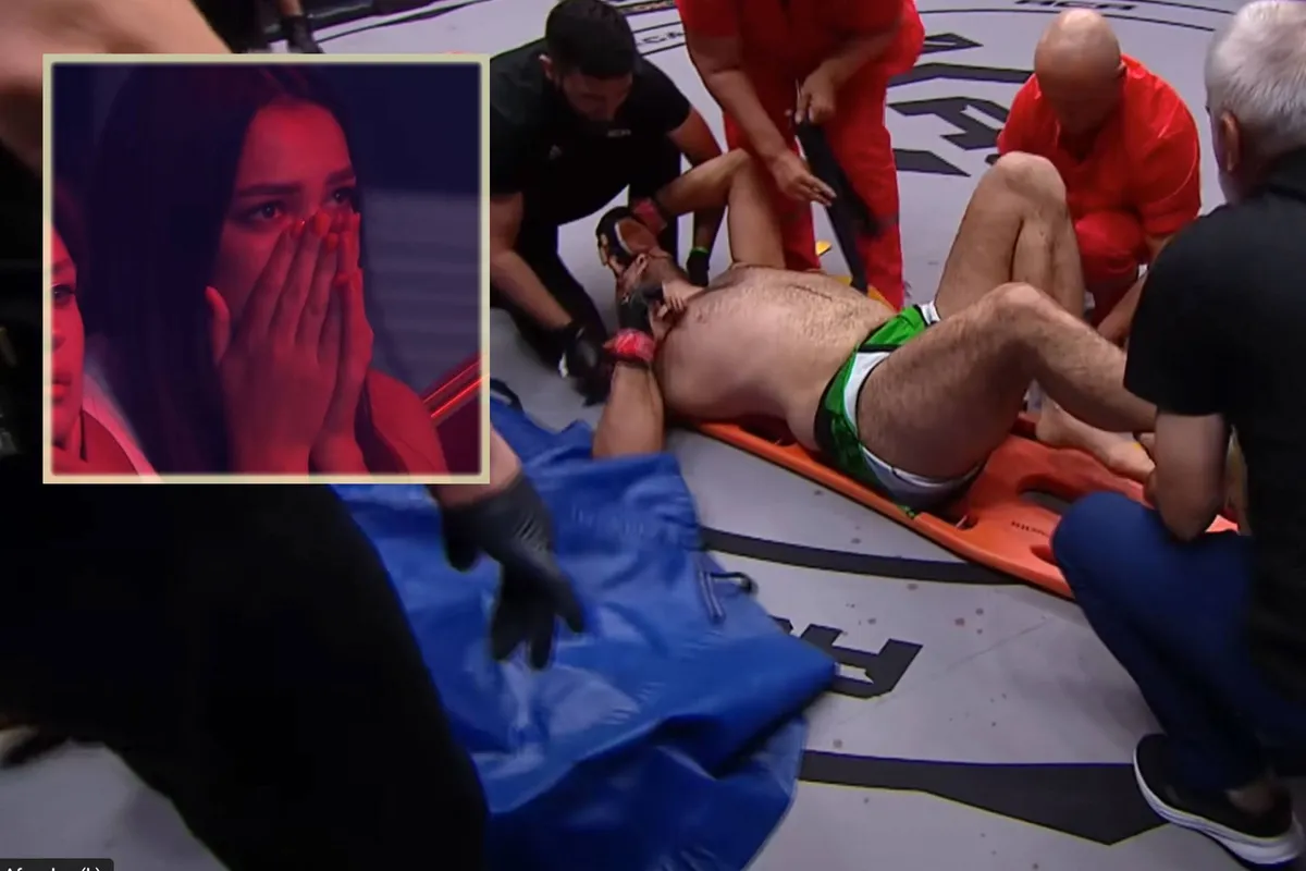 Gruwelijk moment: Fout gelopen trap zorgt voor horrorblessure bij MMA vechter