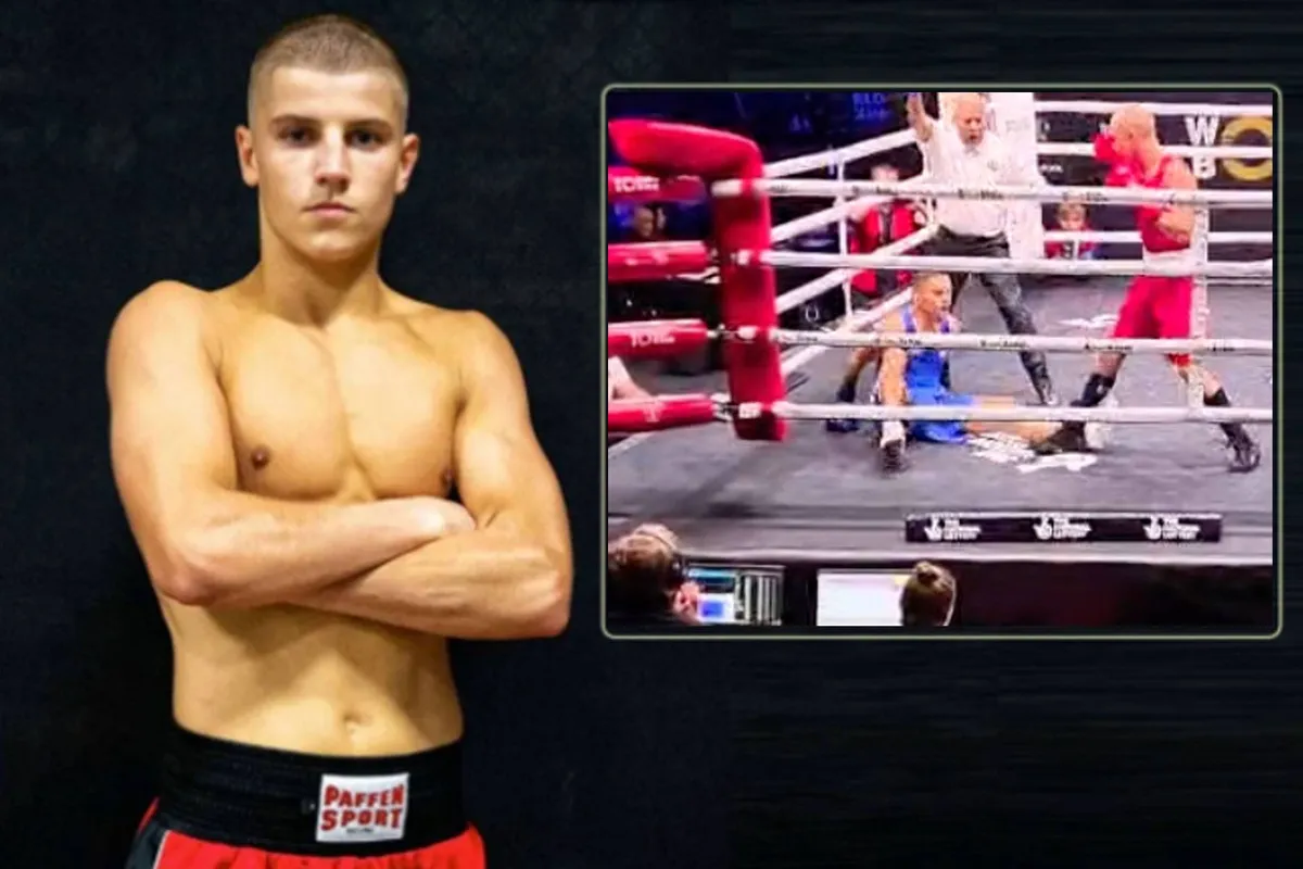 Bokssensatie Kian Terwint wint overtuigend met knock-out op WK Liverpool