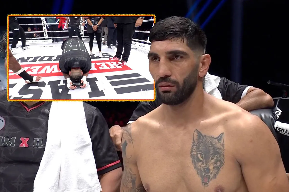 Glory ster Rajabzadeh stopt met kickboksen - breekt na nederlaag tegen Khbabez