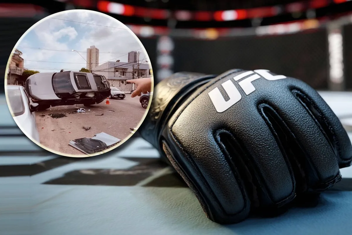 Auto-ongeluk UFC-topvechter veroorzaakt massale paniek onder fans