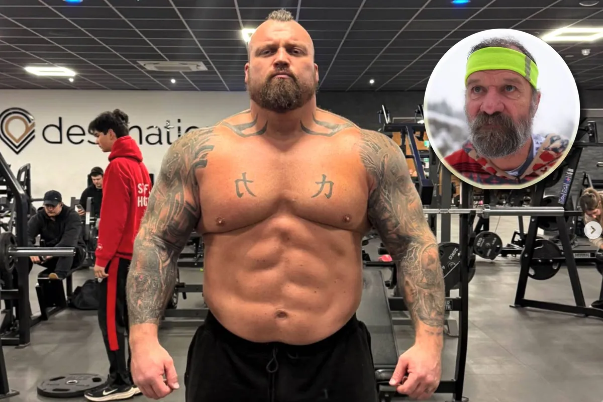 Vechtreus Eddie Hall schakelt 'Ice man' Wim Hof in voor krankzinnig gevecht