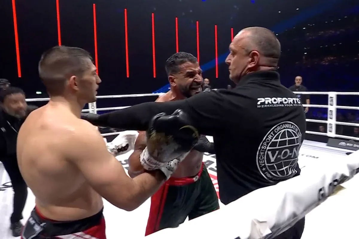 Glory 104 drama: Hammouche gediskwalificeerd na incident in de ring