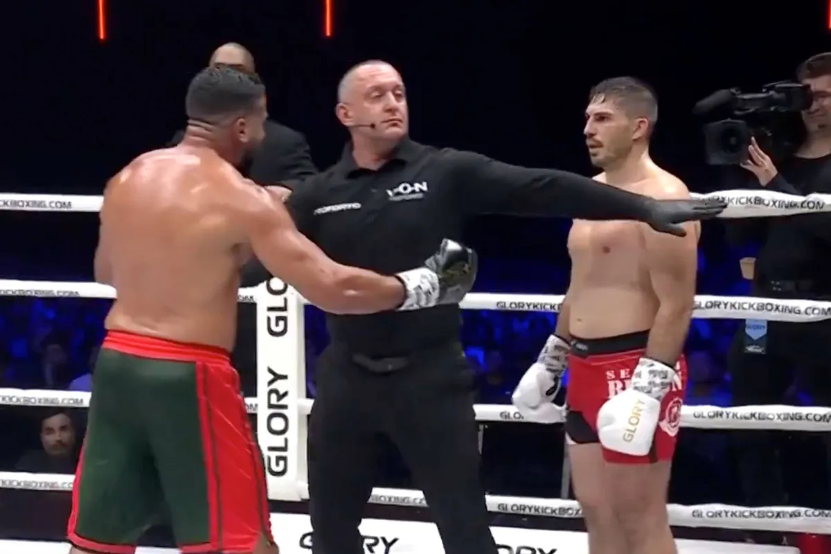 'Ik maak het wel af!' – Kickbokser Hammouche uitgedaagd door oud rivaal na Glory 104 rel