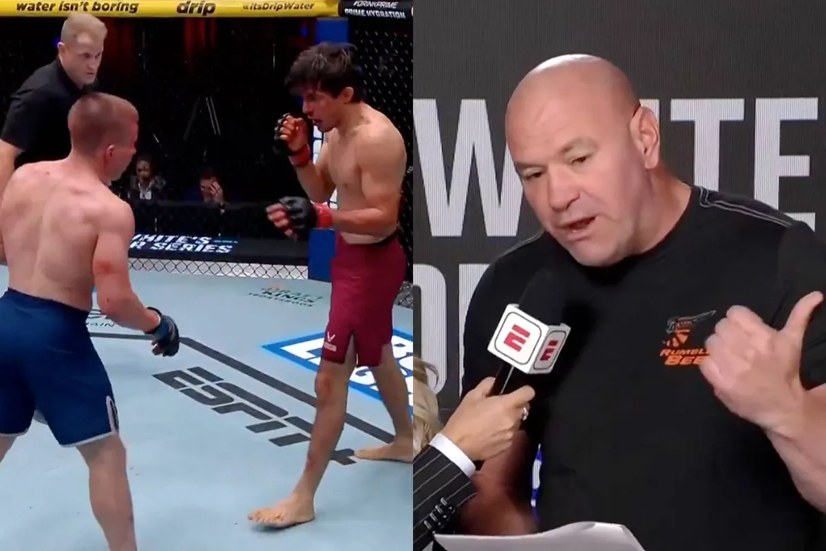 UFC heeft gekste moment ooit: vechters krijgen contract in ambulance