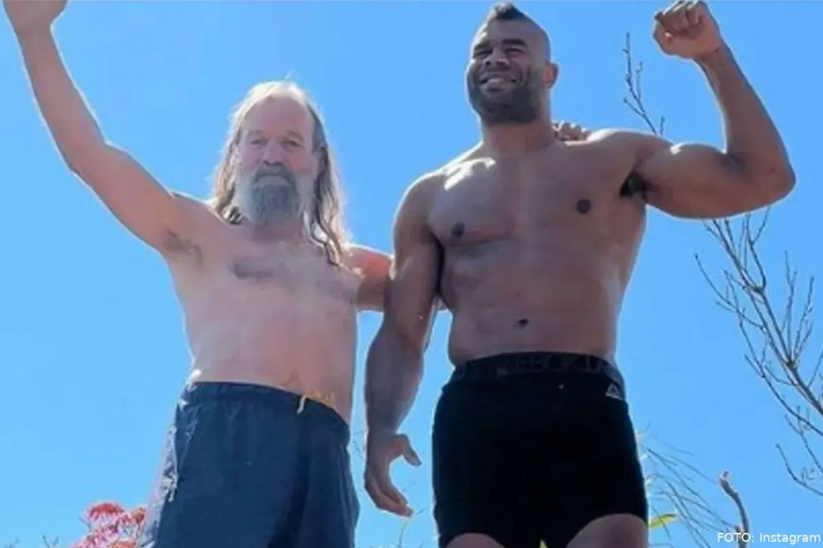 Omstreden 'Ice man' Wim Hof stapt bokswereld in: Overeem-achtige focus!
