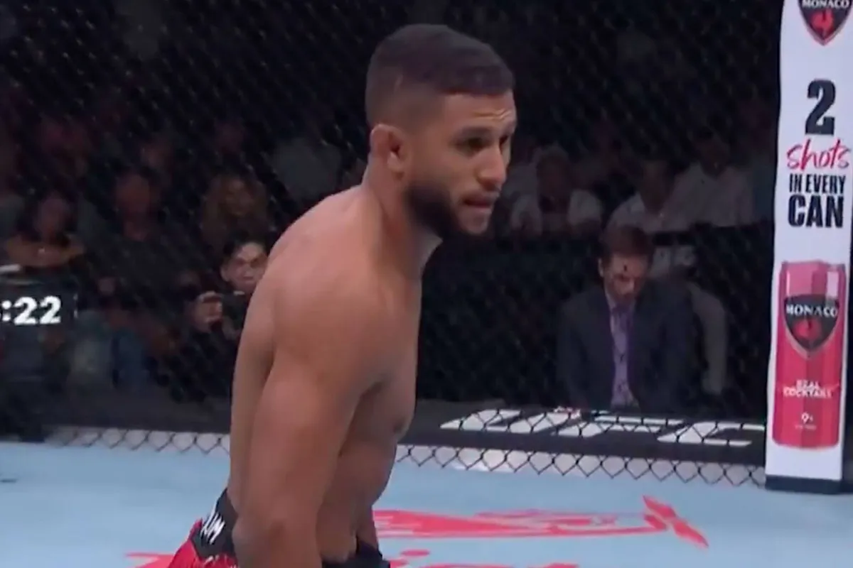 Marokkaanse UFC Badr Hari versie sloopt legende maar voelt gelijk spijt