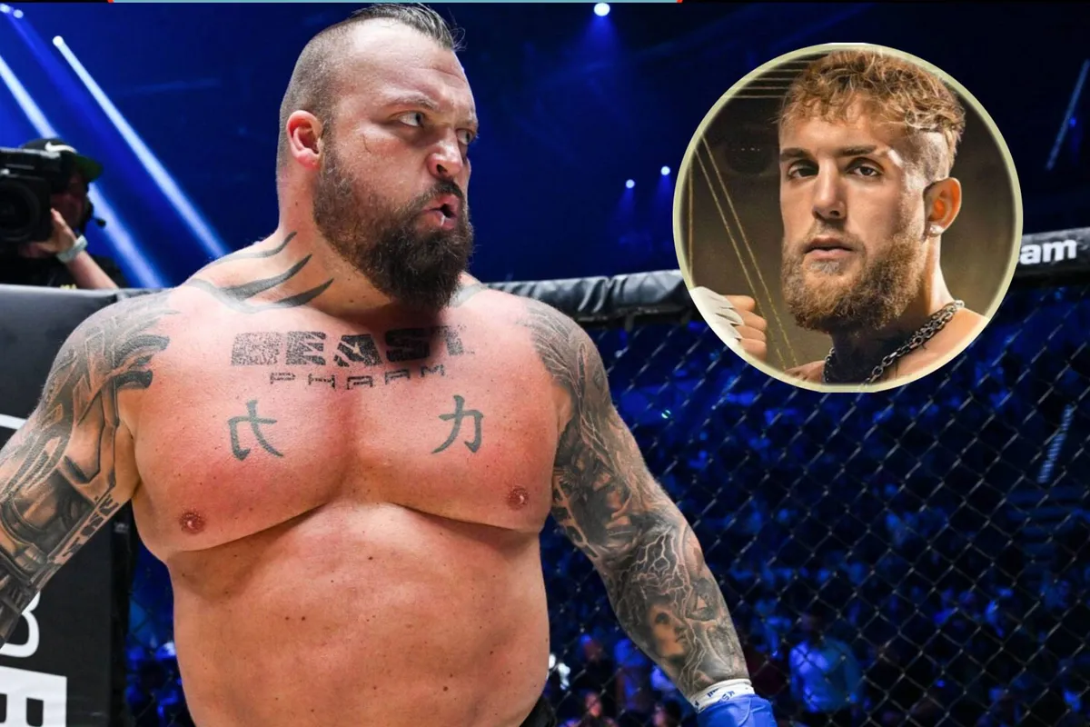 Jake Paul krijgt bizarre vechtuitdaging van 180 kilo zware krachtpatser