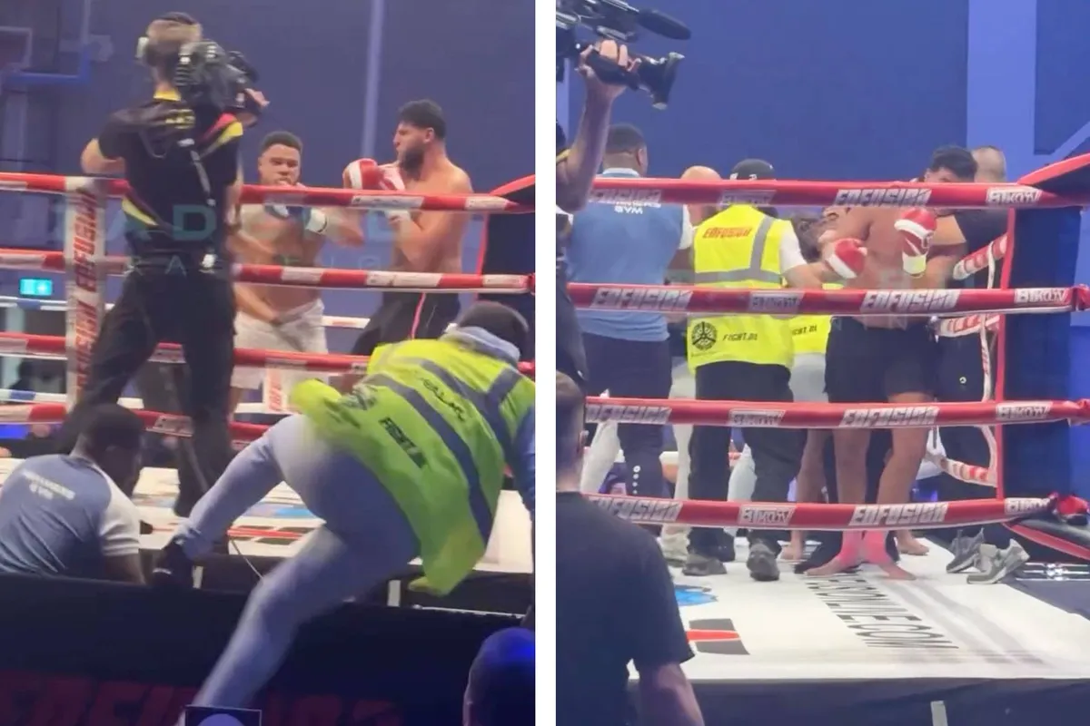 Ongekend! Enfusion kickbokswedstrijd eindigt in schande - beveiliging grijpt in!