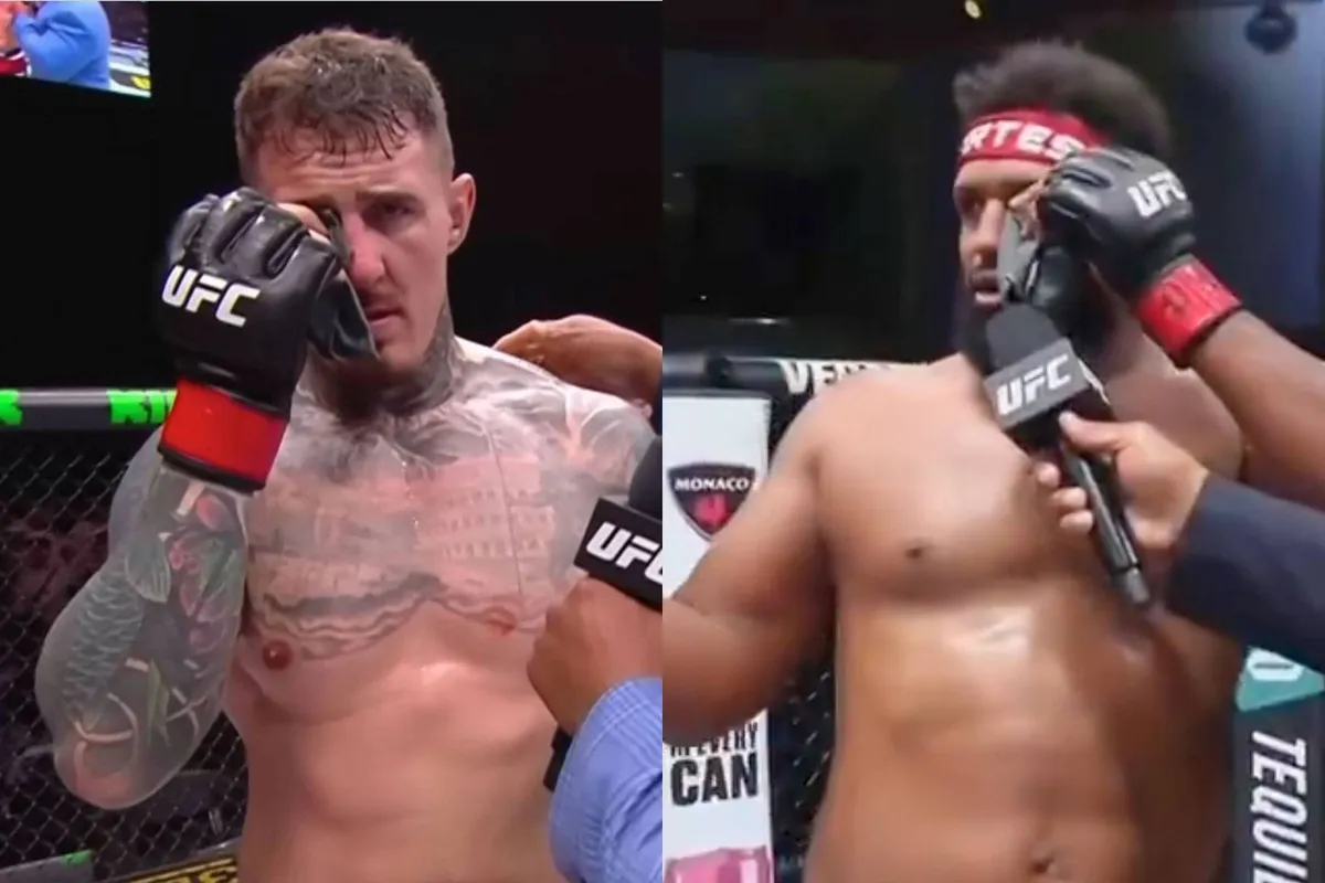 UFC-gekte! Na Aspinall blindheid drama steekt teamgenoot vingers in oog rivaal