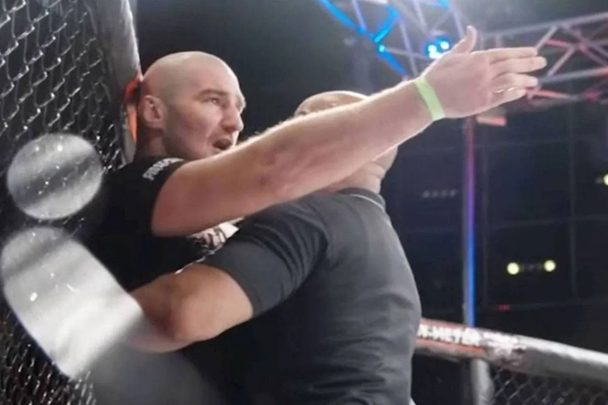 UFC-kampioen slaat 3 man neer in voorbereiding op gevecht – opwarmertje