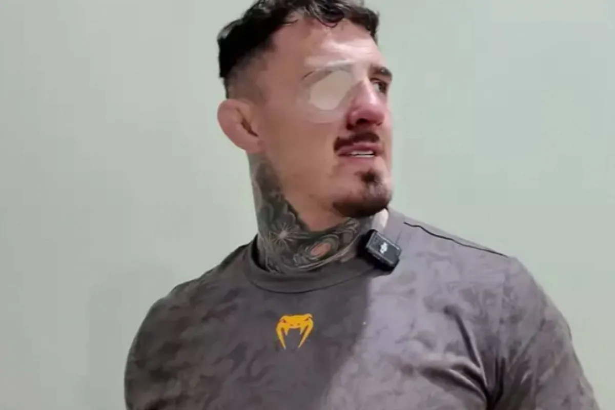 ‘Je hebt me verminkt!’ – UFC-kampioen Tom Aspinall wacht zware operatie