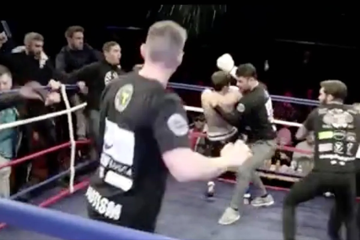 "50 man in de ring" - Massale vechtpartij na kickbokswedstrijd overschaduwt alles