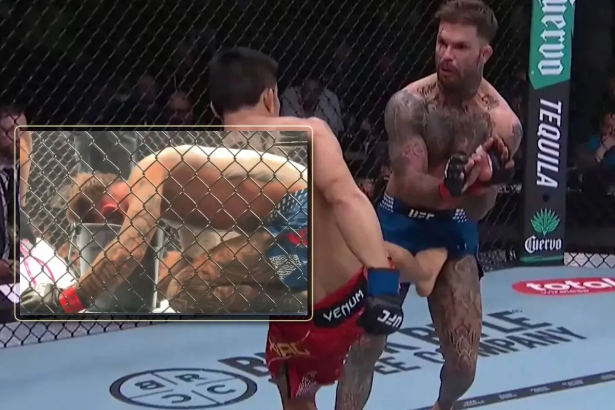 UFC-ster Cody Garbrandt kotst emmer vol maar wint bizarre partij – “Dit was pure chaos”