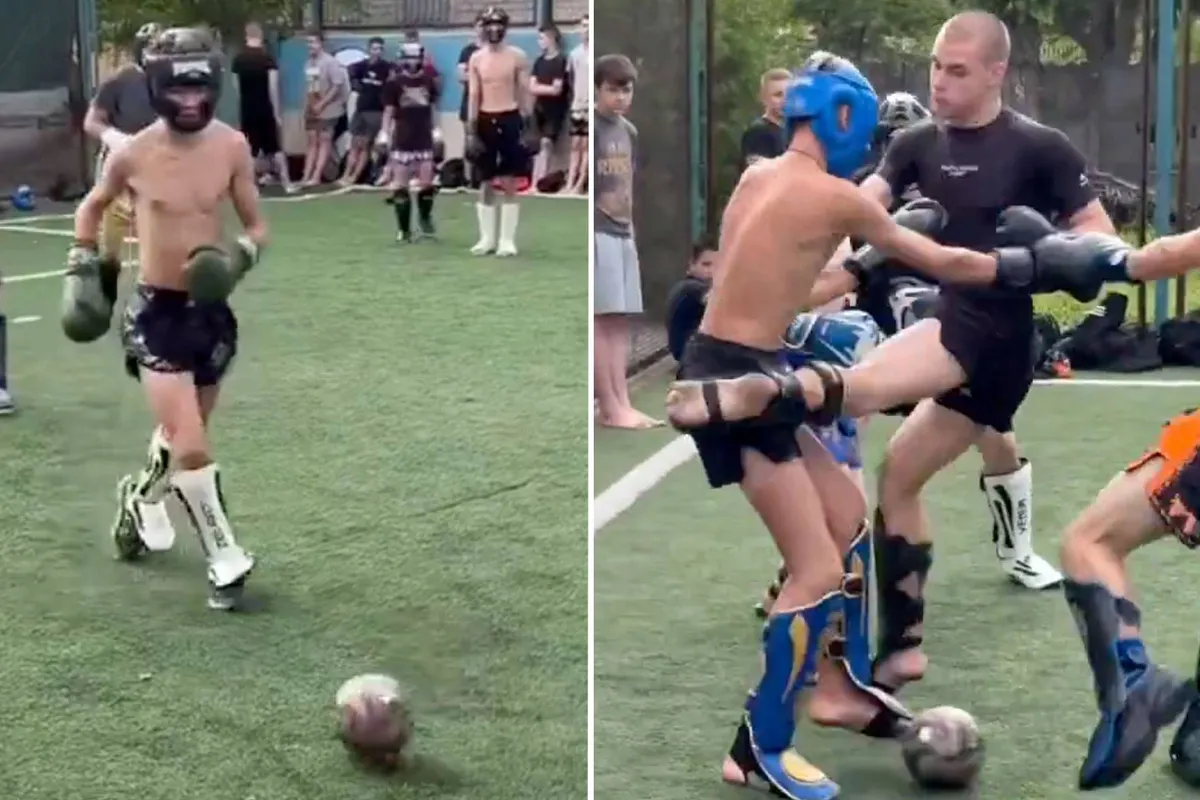 Voetbal en kickboksen in één - "Nieuwe rauwe sport is niet voor iedereen” (video)