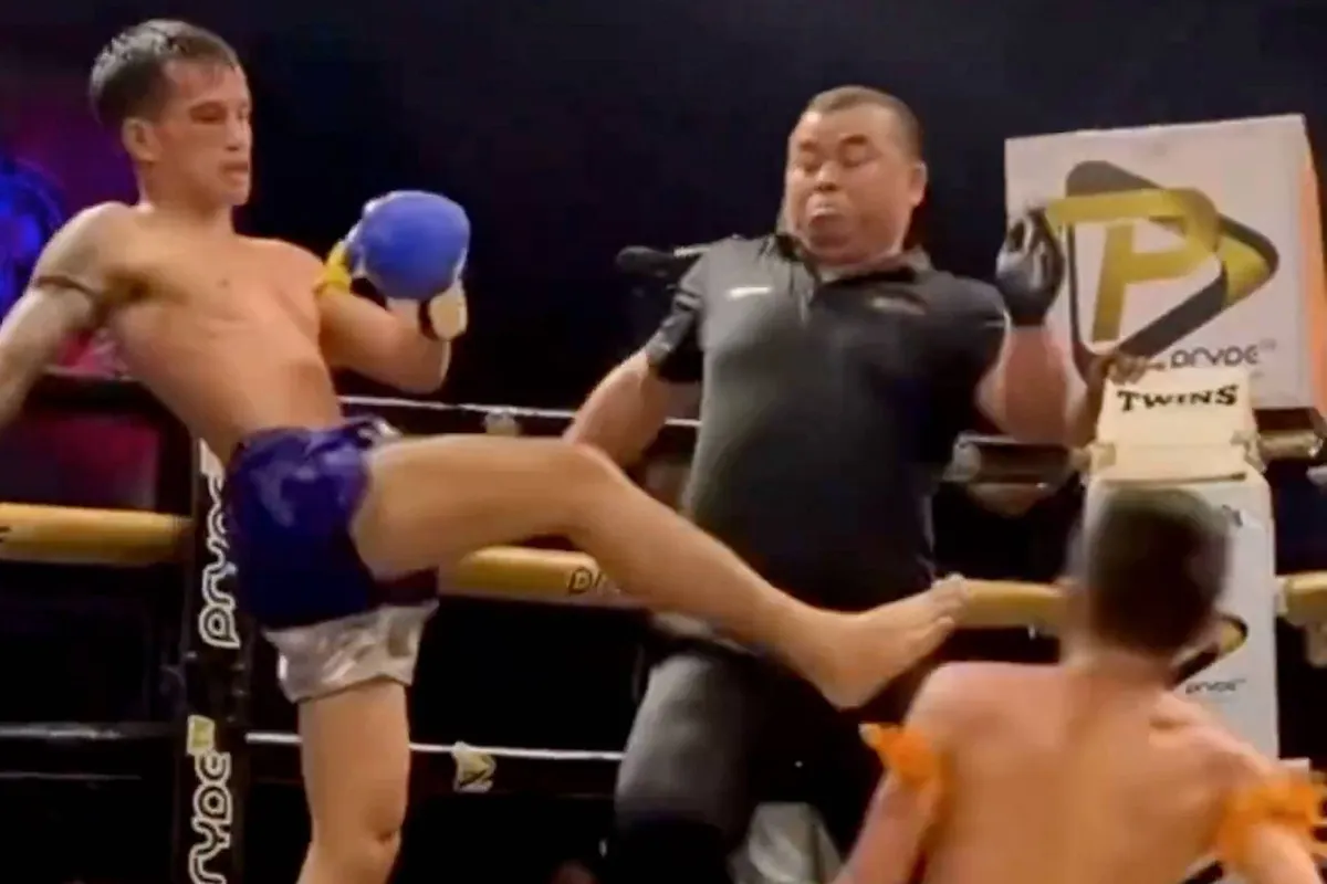 VAR veroorzaakt chaos bij kickboks-gevecht: “Zo win je zonder knock-out”
