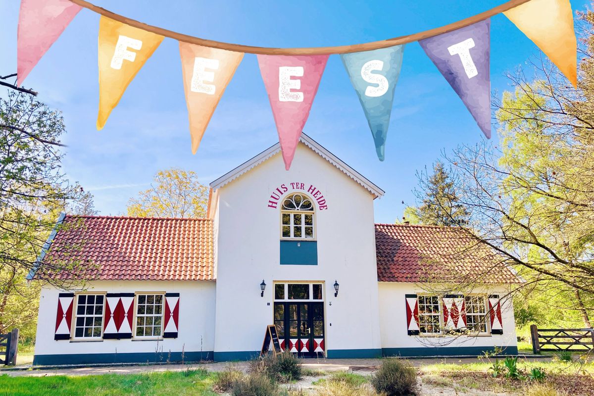 Jubileumfeest natuurgebied Huis ter Heide op zondag 28 juni