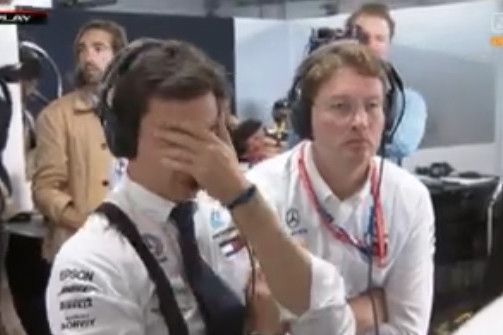 Wolff zag call Vettel niet aankomen: 'Kwam uit het niets'