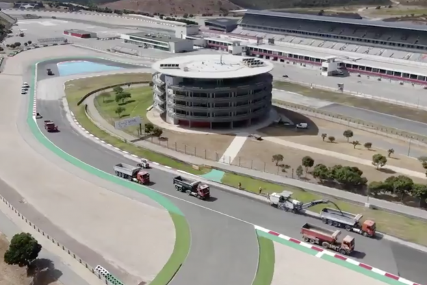 Beelden: Portimão wordt langzaam omgetoverd tot Formule 1-circuit