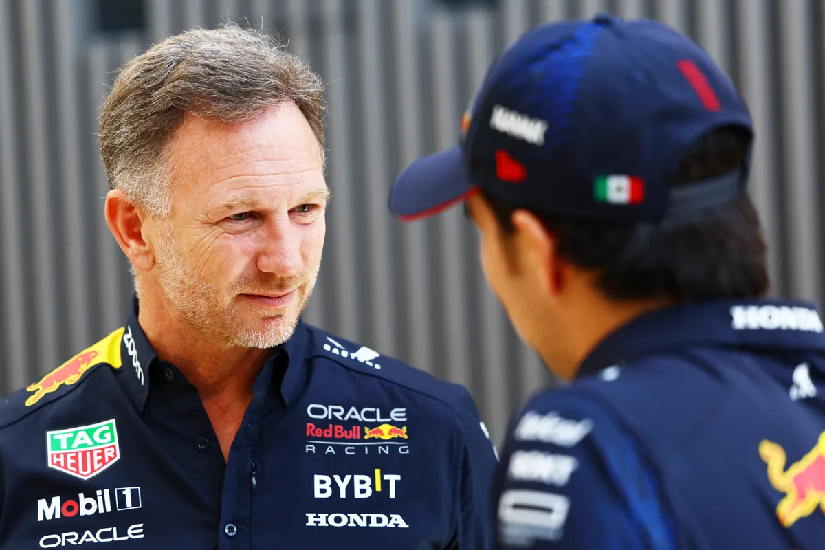 christian horner sergio perez red bull racing f1 gp spanje 2023