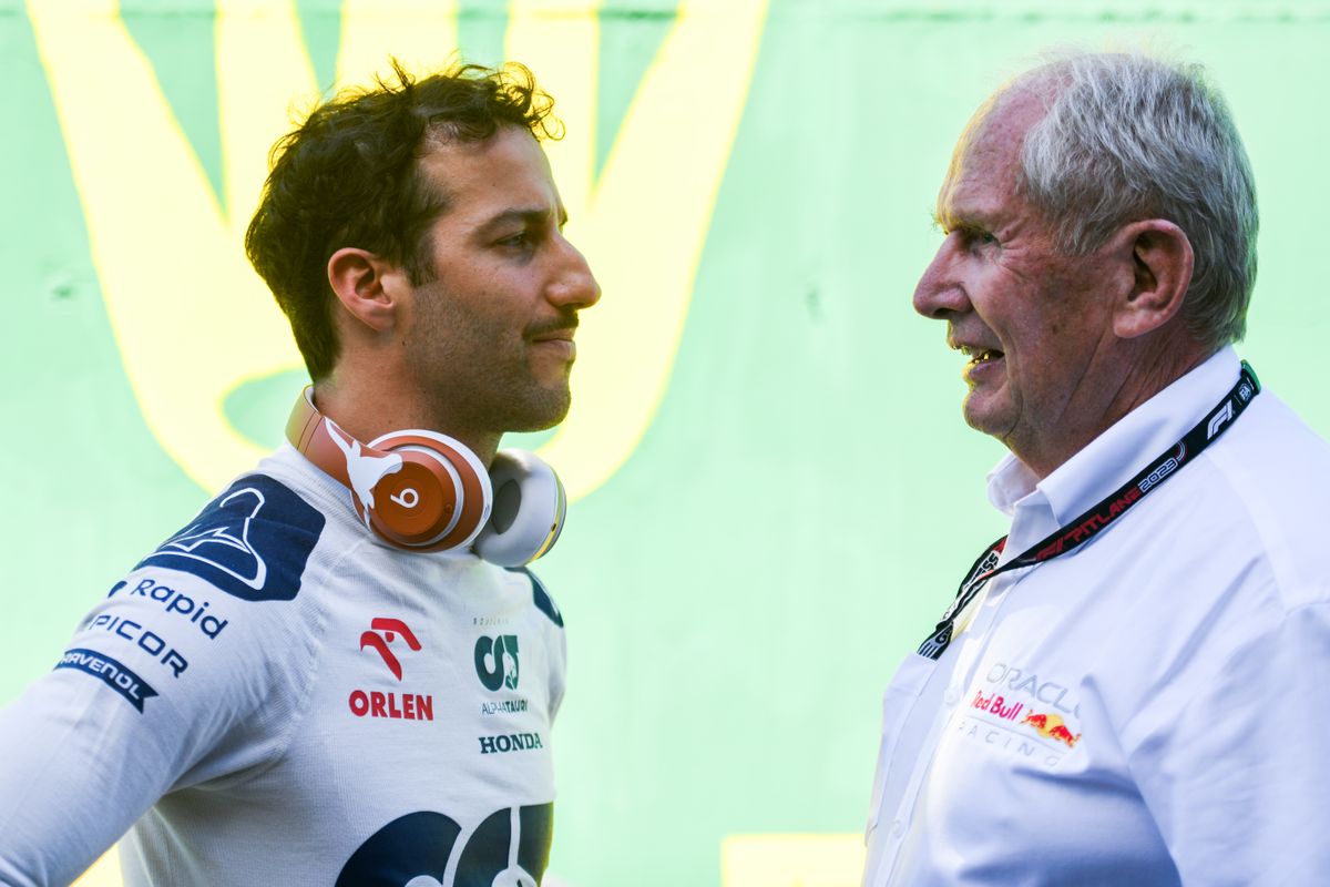 Marko ziet het fout gaan: 'Tsunoda heeft Ricciardo onder de duim'