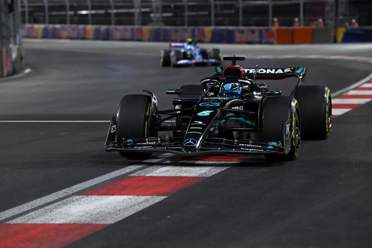 george russell mercedes lasvegas
