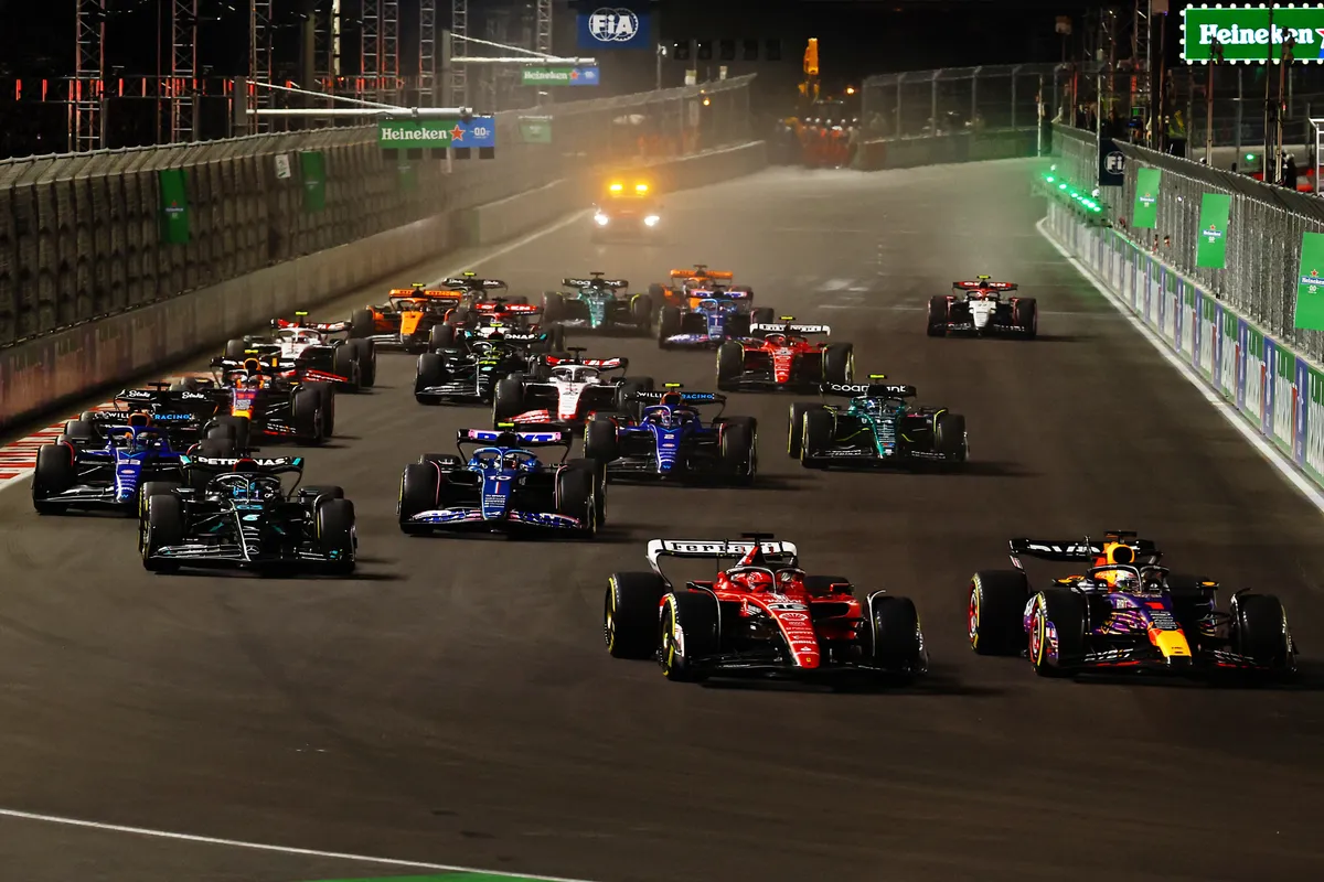 max verstappen redbullracing lasvegas sergio perez charles leclerc