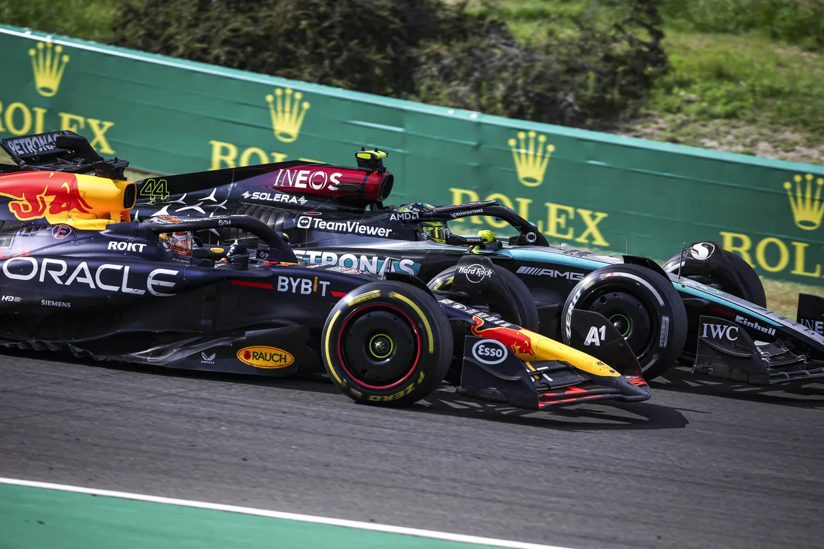 max verstappen lewis hamilton hongarije 2024