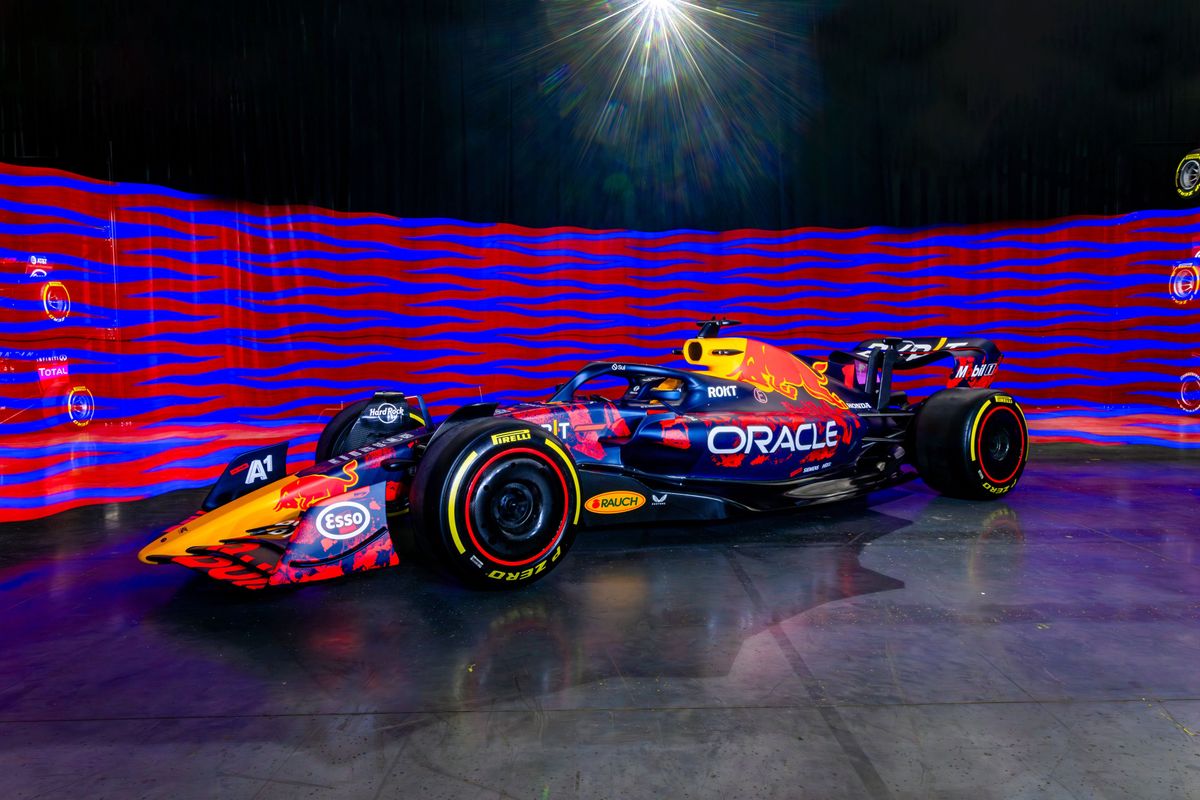 FOTO'S | De speciale kleurstelling van Red Bull voor GP Groot-Brittannië