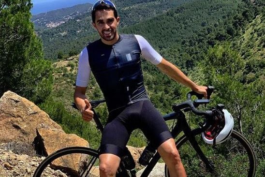 Gespot op Strava: Contador is misschien gestopt, maar schittert nog als een grote