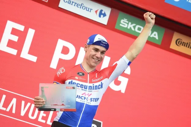 Vuelta a Espana etappe 4 | Vader Jakobsen: 'Hij is nog maar 22, man!'