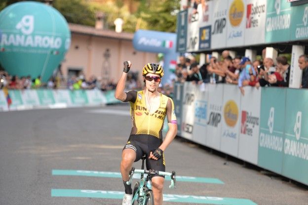 Giro dell'Emilia op schitterende wijze prooi voor Roglic na zinderende finale