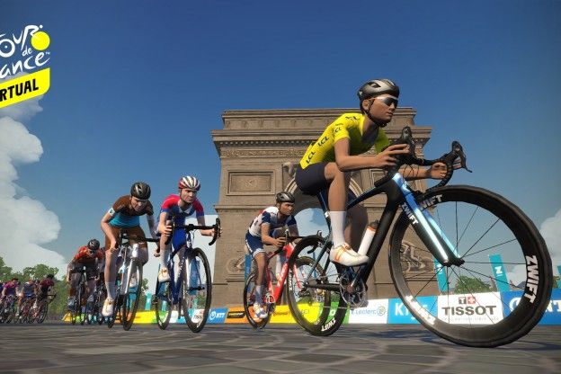 Van der Poel, Froome, Bernal en Vos in Virtuele Tour de France