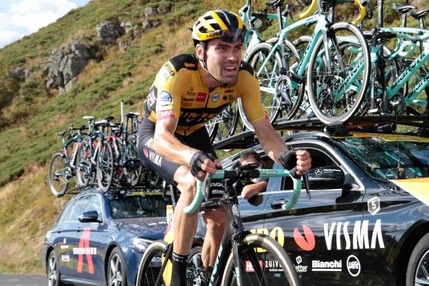 Pinot geeft nu al op in Vuelta, Dumoulin twee dagen in 'spaarstand'